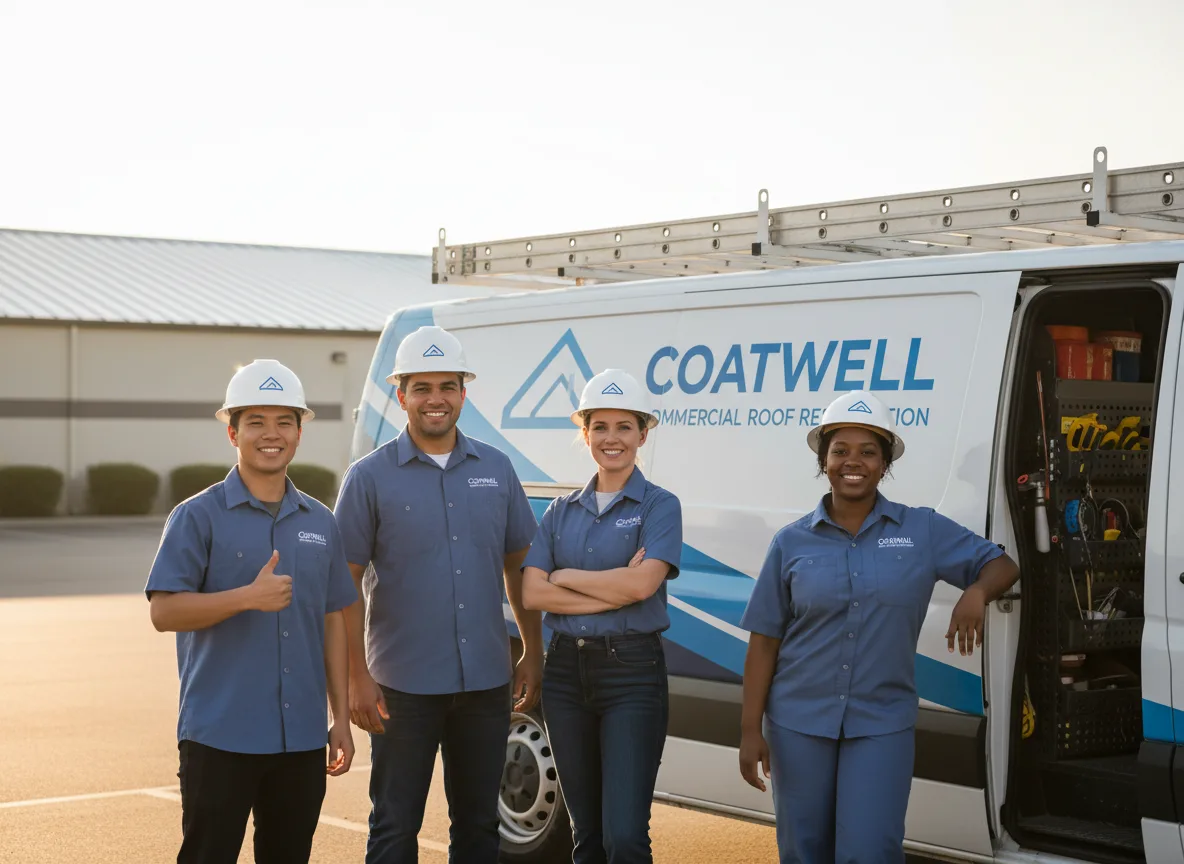 Commercial roof coating company in Lilly, GA